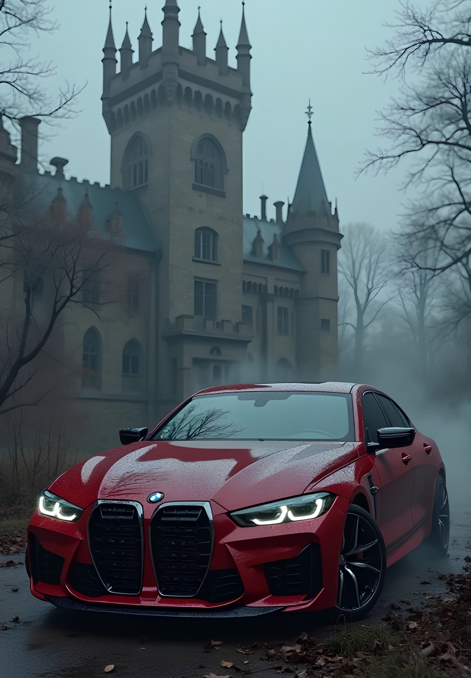 BMW M4 Castle Drive Red